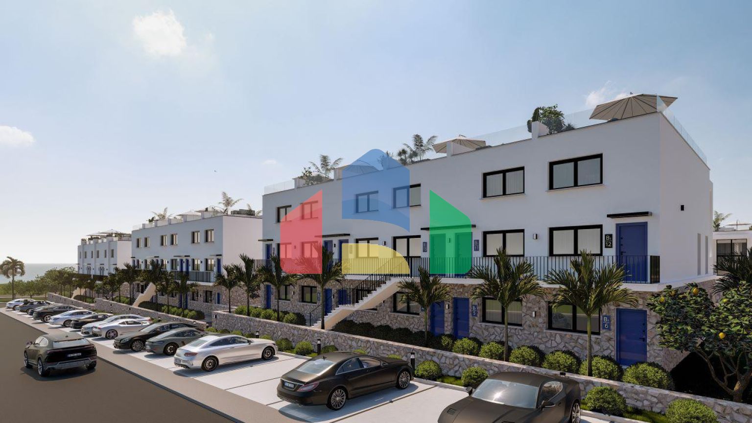 Студия 44 м2 с террасой 8 м2 в Бахчели