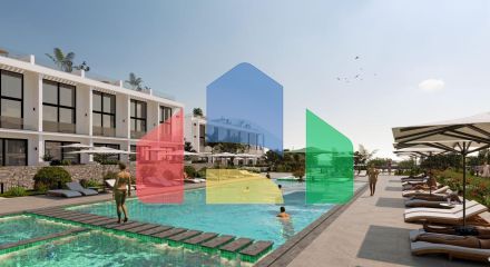 Студия 44 м2 с террасой 8 м2 в Бахчели Студия 44 м2 с террасой 8 м2 в Бахчели