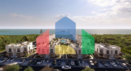 Студия 44 м2 с террасой 8 м2 в Бахчели Студия 44 м2 с террасой 8 м2 в Бахчели