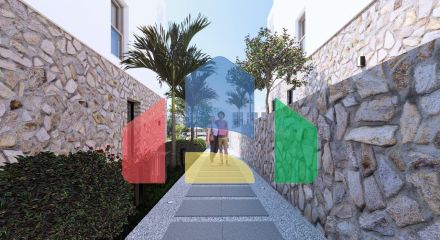 Студия 44 м2 с террасой 8 м2 в Бахчели Студия 44 м2 с террасой 8 м2 в Бахчели