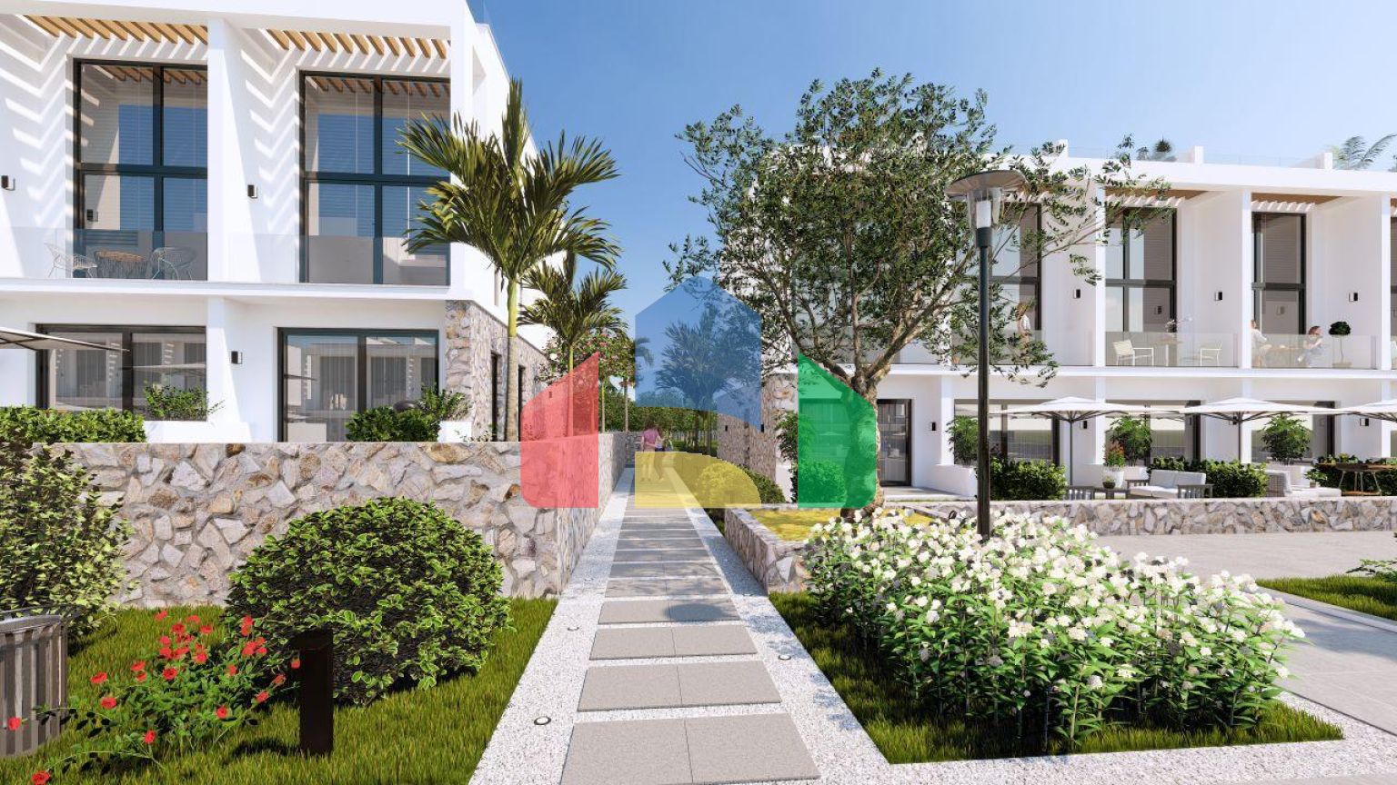 Квартира Loft 1+1 Penthouse 64 м2 с двумя террасами в Бахчели