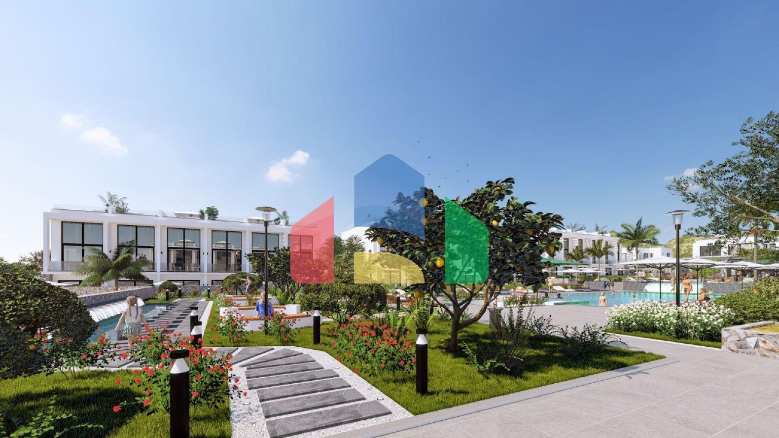 Квартира Loft 1+1 Penthouse 64 м2 с двумя террасами в Бахчели