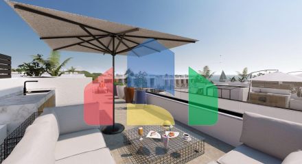 Квартира Loft 1+1 Penthouse 64 м2 с двумя террасами в Бахчели Квартира Loft 1+1 Penthouse 64 м2 с двумя террасами в Бахчели