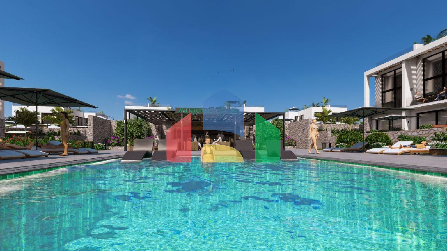 Квартира Penthouse 2+1 Loft 80 м2 в новом комплексе в Бахчели