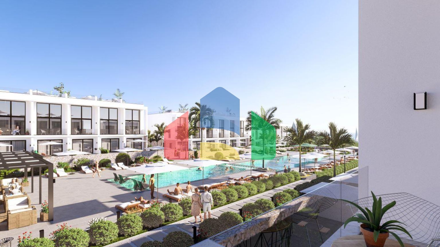 Квартира Penthouse 2+1 Loft 80 м2 в новом комплексе в Бахчели