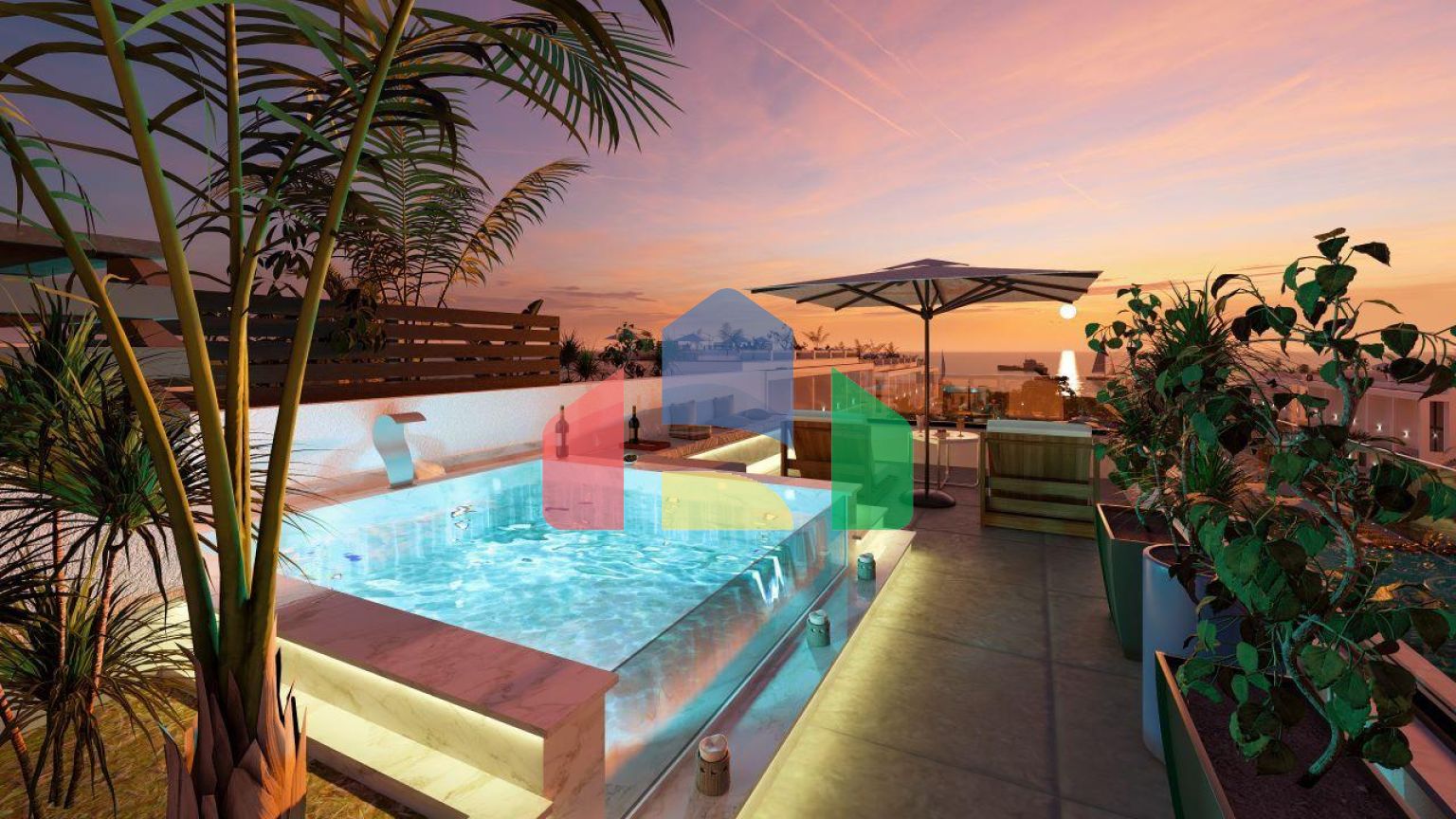 Квартира Penthouse 2+1 Loft 80 м2 в новом комплексе в Бахчели