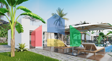 Красивое бунгало 3+1 (130 м2) с террасой и садом в Татлысу Красивое бунгало 3+1 (130 м2) с террасой и садом в Татлысу