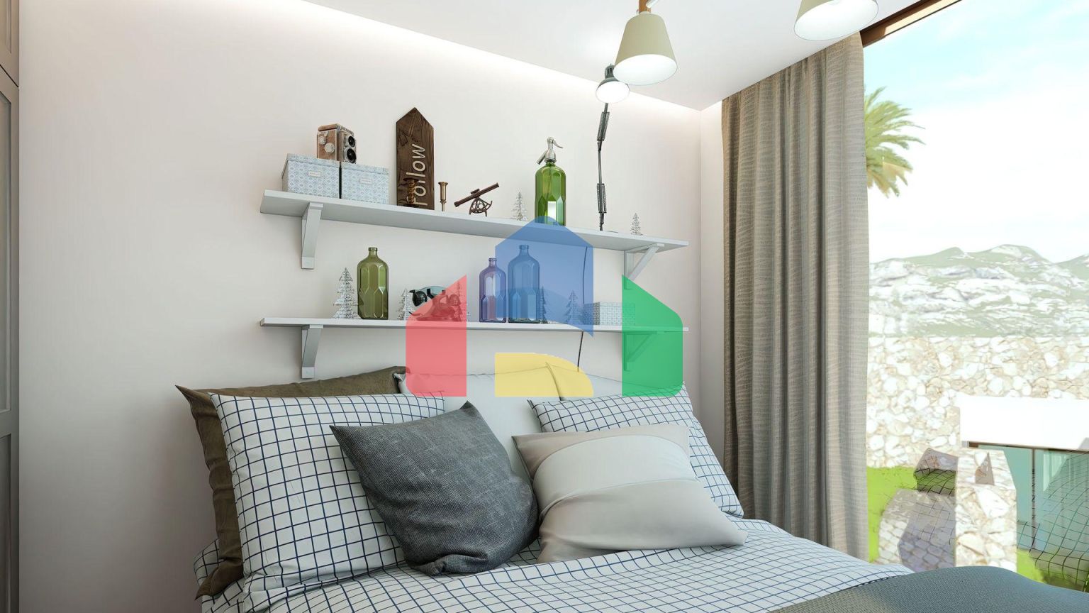 Красивое бунгало 3+1 (130 м2) с террасой и садом в Татлысу