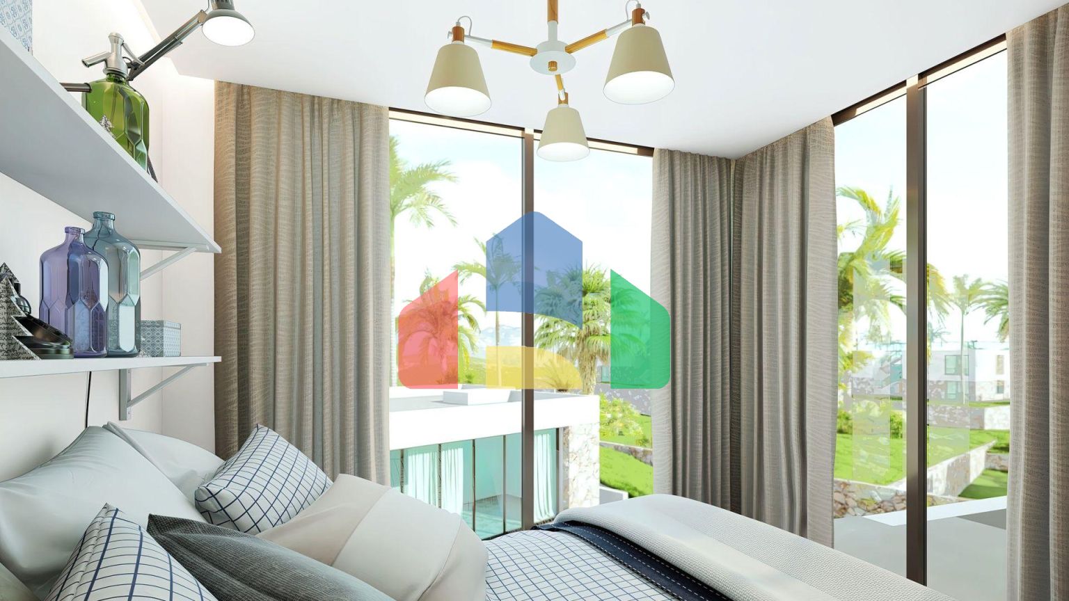 Красивое бунгало 3+1 (130 м2) с террасой и садом в Татлысу