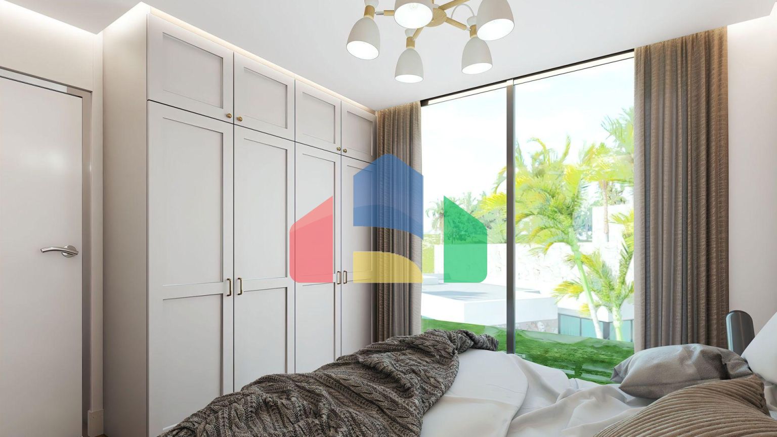 Красивое бунгало 3+1 (130 м2) с террасой и садом в Татлысу