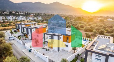 Новая комфортная вилла 4+1 (200 м2) с частным бассейном