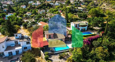 Роскошная вилла 3+1 (220 м2) с большим участком земли и бассейном в Алсанджаке