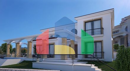 Вилла 3+1 (210 м2) с террасой и бассейном в Эсентепе