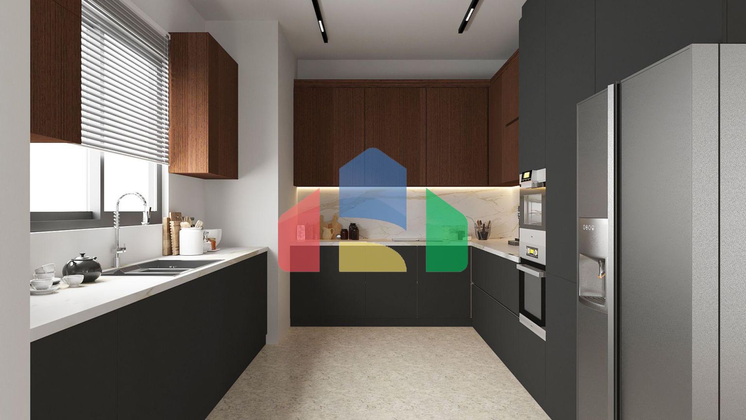 Вилла 3+1 (210 м2) с террасой и бассейном в Эсентепе