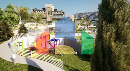 Трехкомнатная квартира 135 м2 с большим садом в уютном комплексе в Доанкое Трехкомнатная квартира 135 м2 с большим садом в уютном комплексе в Доанкое