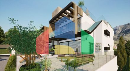 Трехкомнатная квартира 135 м2 с большим садом в уютном комплексе в Доанкое Трехкомнатная квартира 135 м2 с большим садом в уютном комплексе в Доанкое