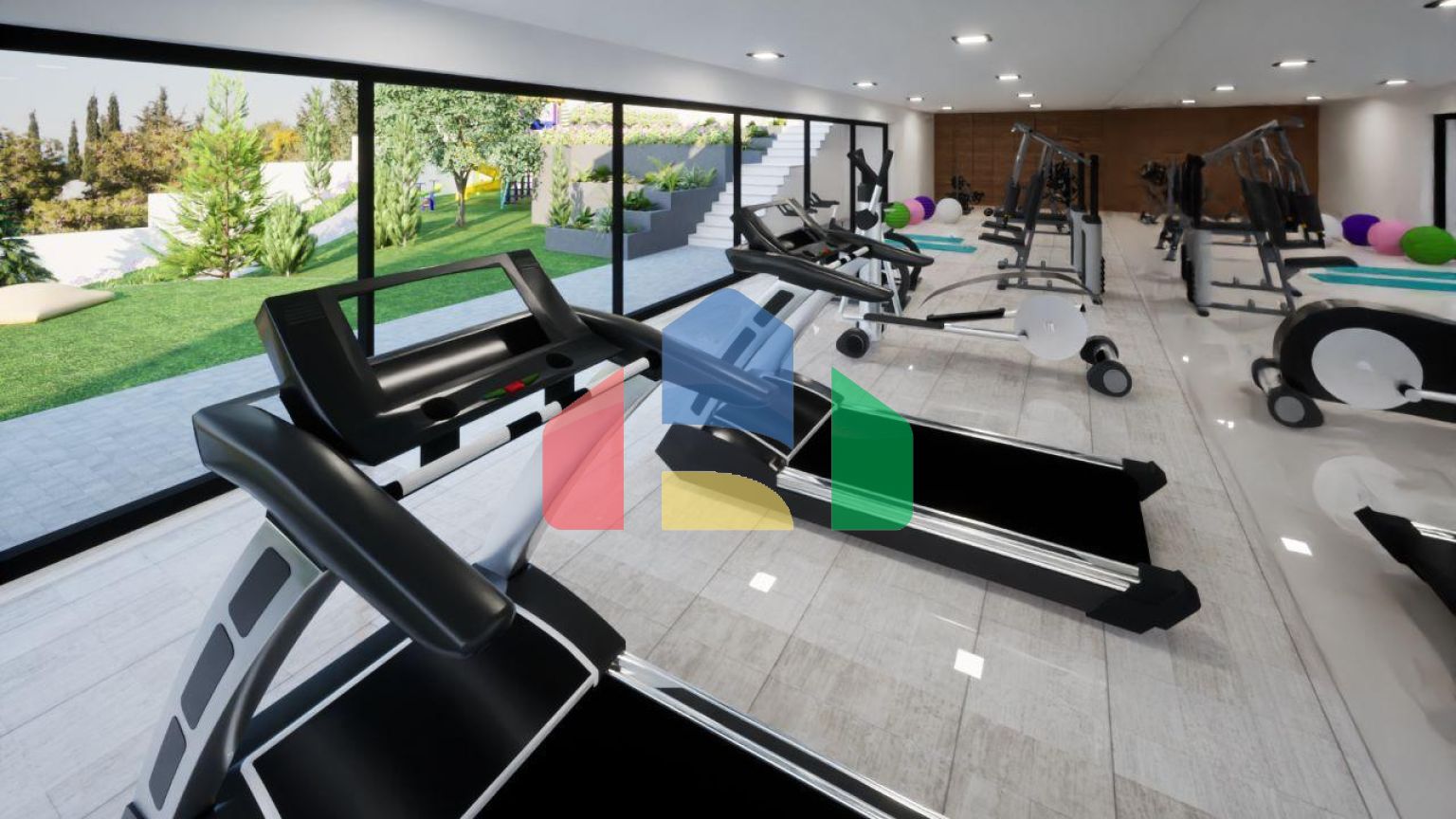 Трехкомнатная квартира 135 м2 с большим садом в уютном комплексе в Доанкое