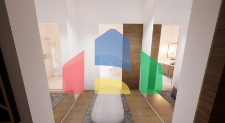 Трехкомнатная квартира 135 м2 с большим садом в уютном комплексе в Доанкое Трехкомнатная квартира 135 м2 с большим садом в уютном комплексе в Доанкое