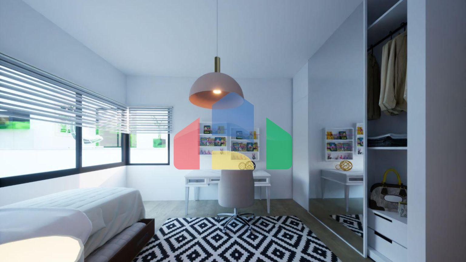 Трехкомнатная квартира 135 м2 с большим садом в уютном комплексе в Доанкое