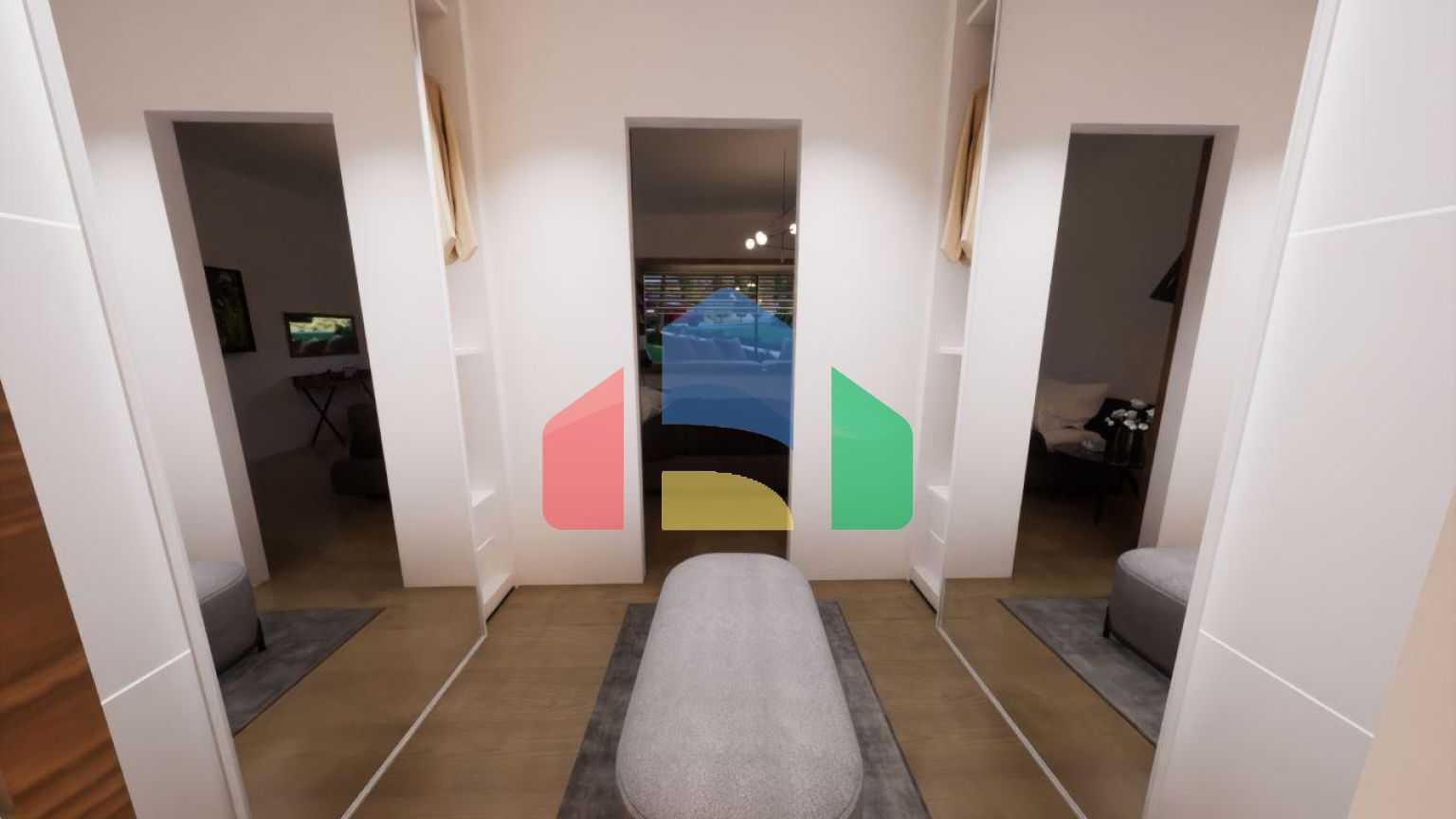 Трехкомнатная квартира 135 м2 с большим садом в уютном комплексе в Доанкое