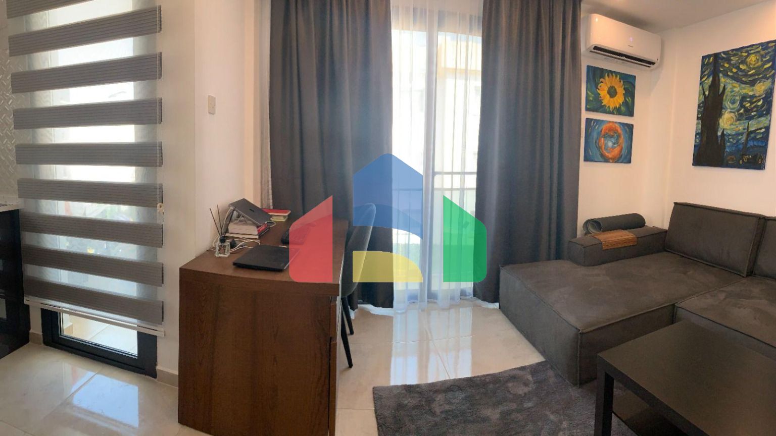 Трехкомнатная квартира 81 м2 в уютном комплексе с бассейном в Алсанджаке