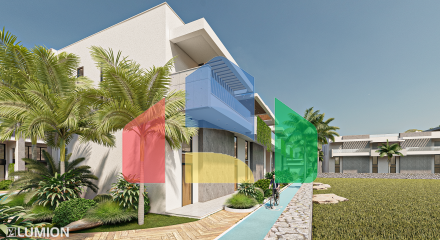 Студия Penthouse 38 м2 с балконом и террасой в красивом комплексе в Каршияке Студия Penthouse 38 м2 с балконом и террасой в красивом комплексе в Каршияке