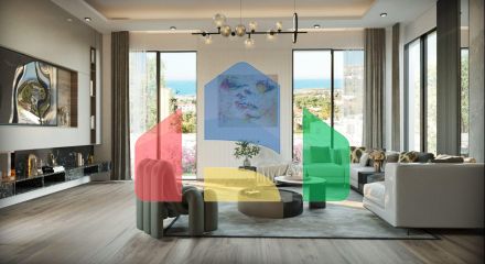 Квартира 3+1 (120 м2) с просторной террасой на крыше в Чаталкое