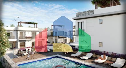 Квартира 3+1 (120 м2) с просторной террасой на крыше в Чаталкое