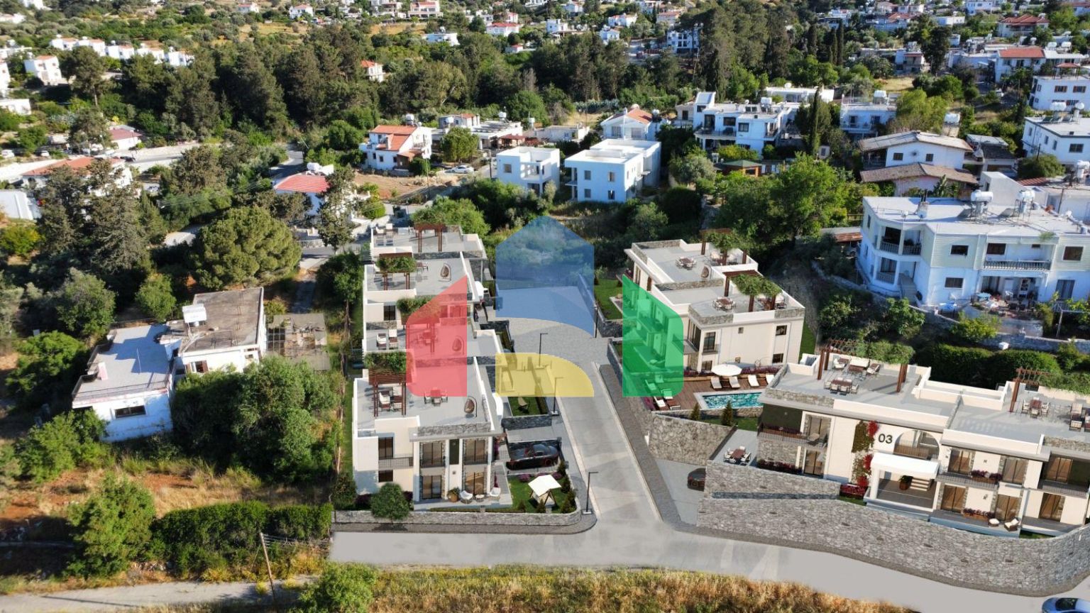 Квартира 3+1 (120 м2) с просторной террасой на крыше в Чаталкое