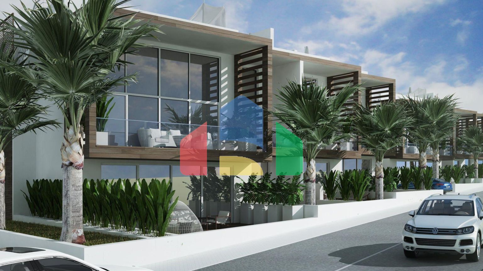 Студия 43м2 в новом красивом комплексе в Эсентепе