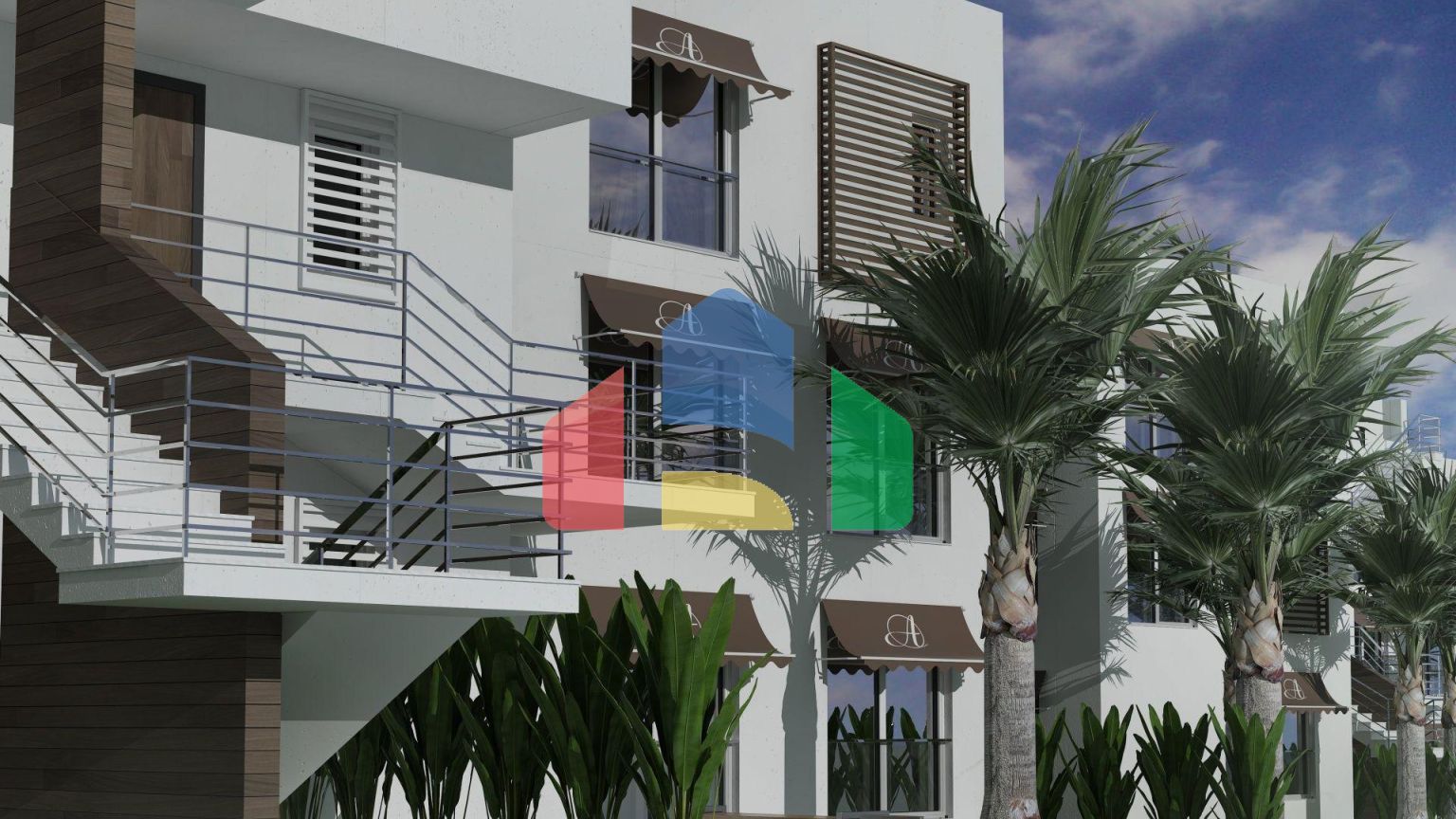 Студия 43м2 в новом красивом комплексе в Эсентепе