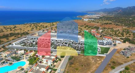 Студия 43м2 в новом красивом комплексе в Эсентепе