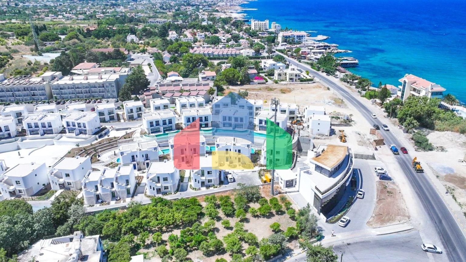 3-комнатные апартаменты 71 м2 с террасой 50 м2 Penthouse в новом комплексе в Лапте