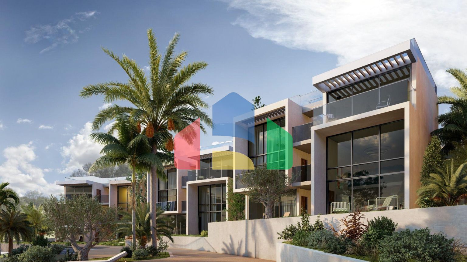 Студия 45 м2  в новом и современном комплексе в Эсентепе