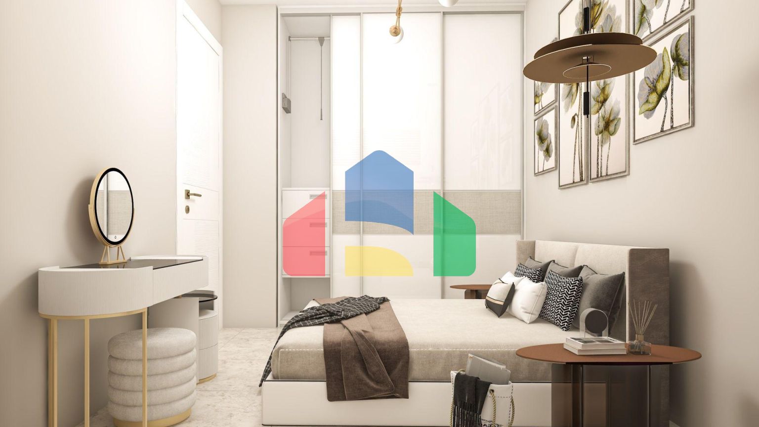 2-комнатные апартаменты 45м2 с террасой 10м2 и собственным садом в новом комплексе рядом с морем