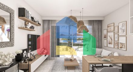 2-комнатные апартаменты 45м2 с террасой 10м2 и собственным садом в новом комплексе рядом с морем