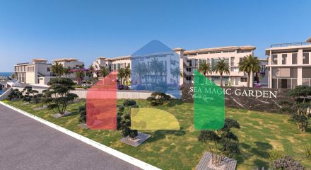 2-комнатные апартаменты 45м2 с террасой 10м2 и собственным садом в новом комплексе рядом с морем