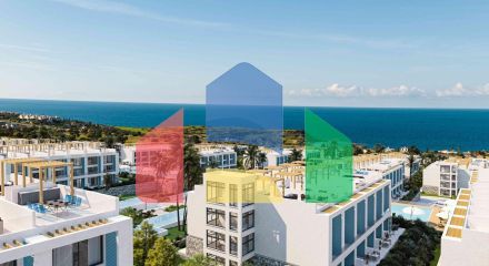 Студия 43 м2 в террасой 6м2 в комплексе у моря Студия 43 м2 в террасой 6м2 в комплексе у моря