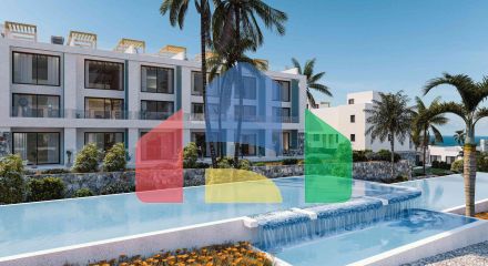 Студия 43 м2 в террасой 6м2 в комплексе у моря