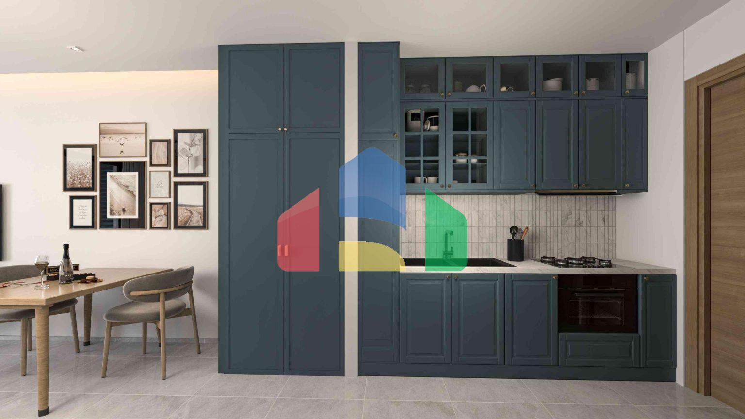 Студия 43 м2 в террасой 6м2 в комплексе у моря