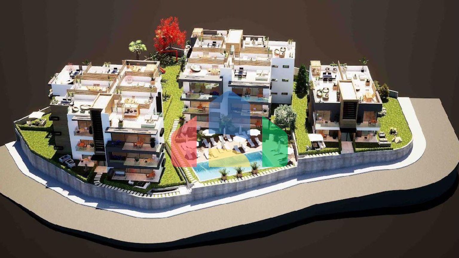 3-комнатный пентхаус 91 м2 с террасой на крыше 39 м2