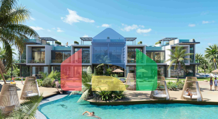 Студия Penthouse 41м2 с террасой 8м2 в новом комплексе