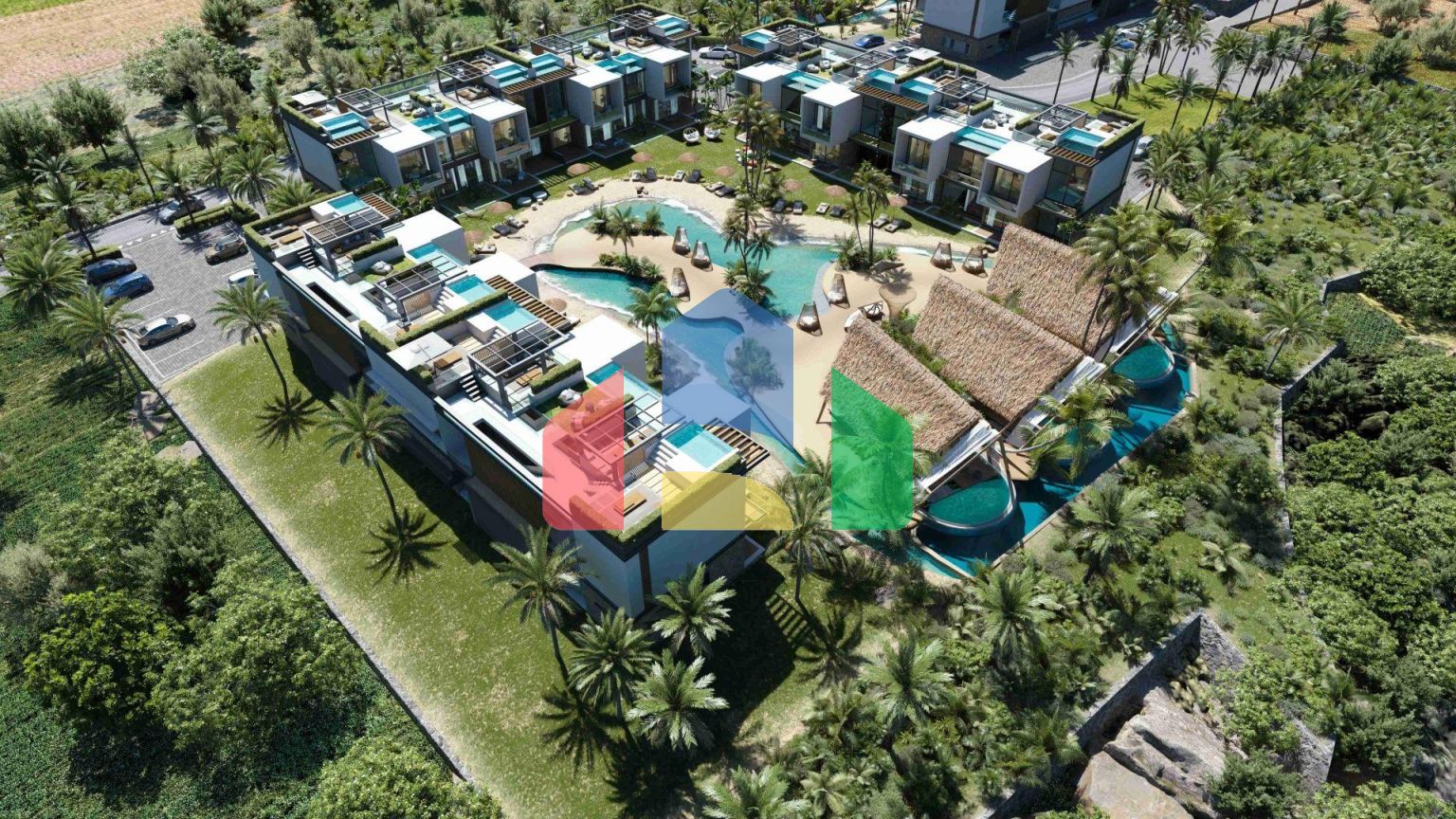 Студия Penthouse 41м2 с террасой 8м2 в новом комплексе