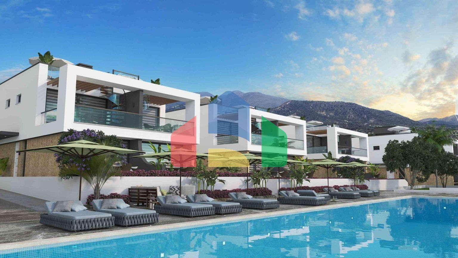 3-комнатная duplex вилла 164 м2 с террасой на крыше и собственным садом