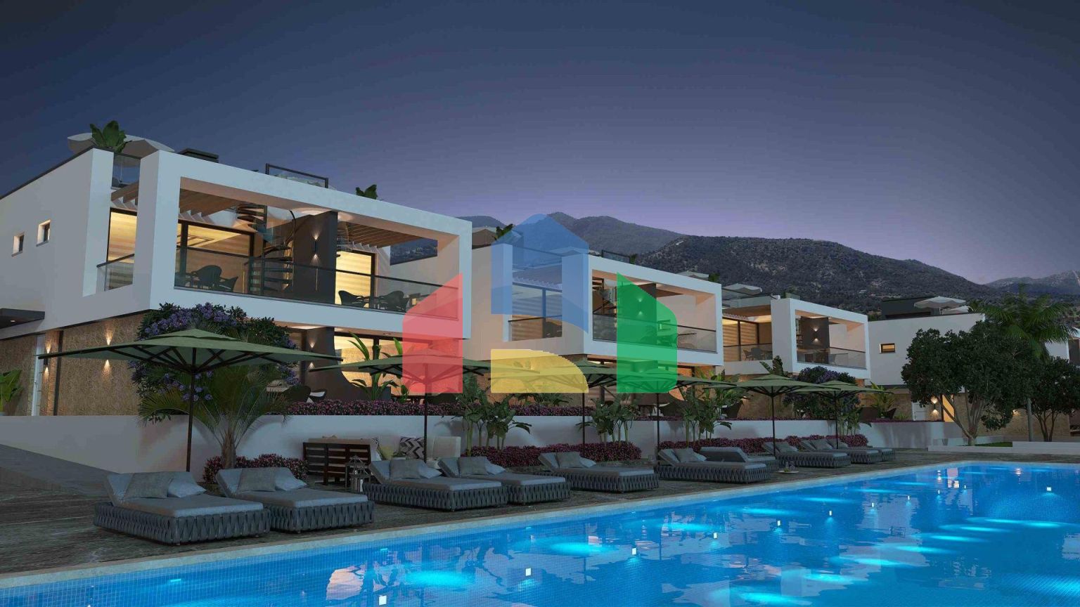 3-комнатная duplex вилла 164 м2 с террасой на крыше и собственным садом