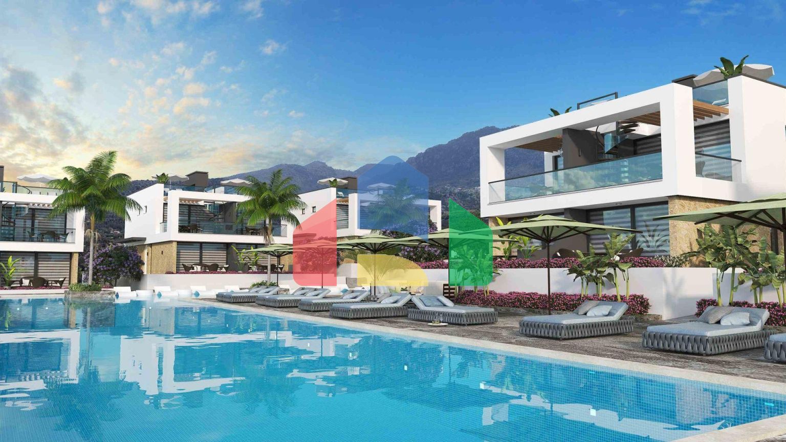 3-комнатная duplex вилла 164 м2 с террасой на крыше и собственным садом