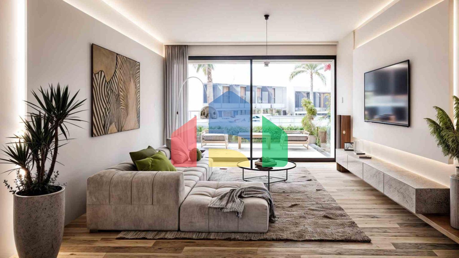 3-комнатная duplex вилла 164 м2 с террасой на крыше и собственным садом