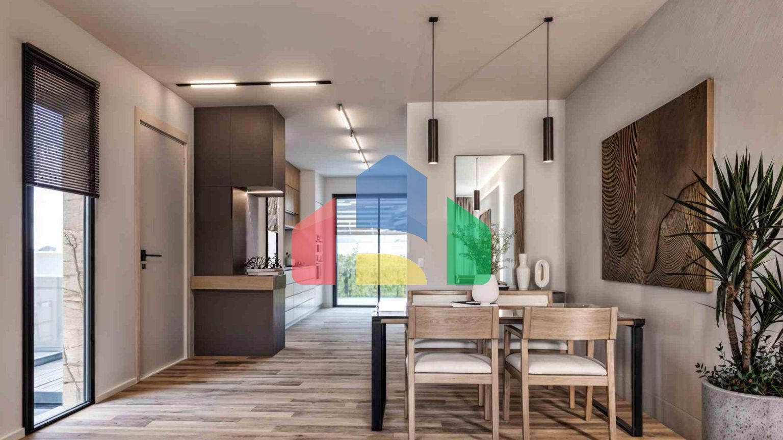 3-комнатная duplex вилла 164 м2 с террасой на крыше и собственным садом