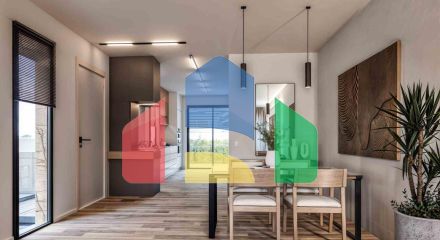 3-комнатная duplex вилла 164 м2 с террасой на крыше и собственным садом