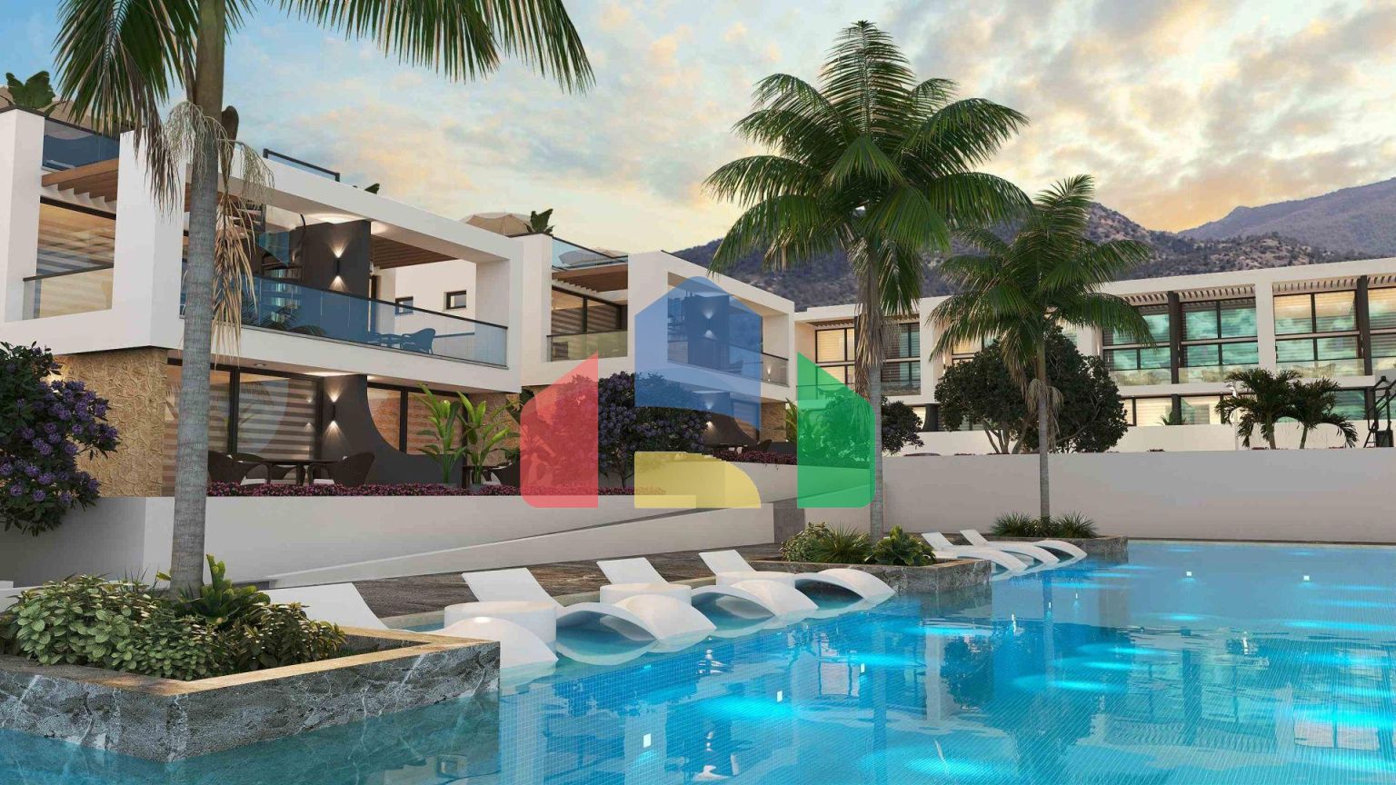 3-комнатная duplex вилла 164 м2 с террасой на крыше и собственным садом